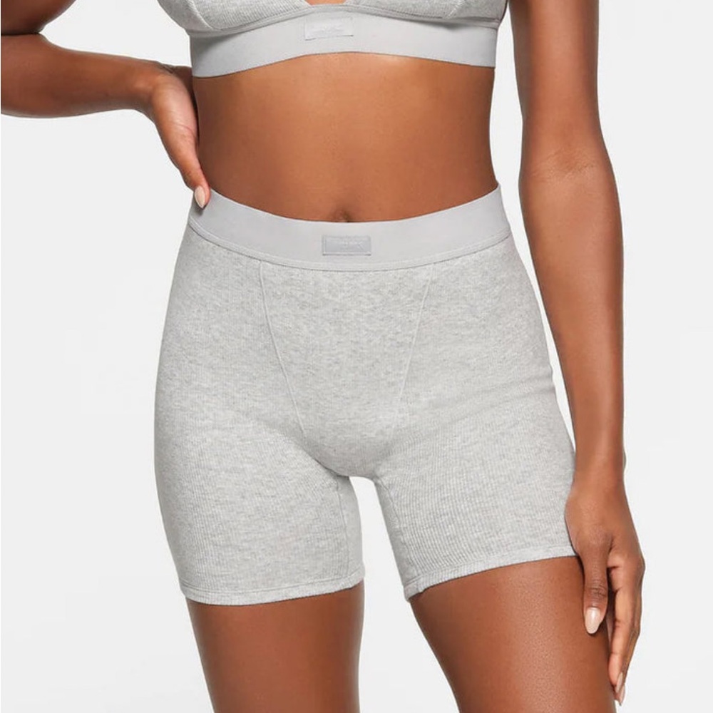 Skims cotton rib boxer